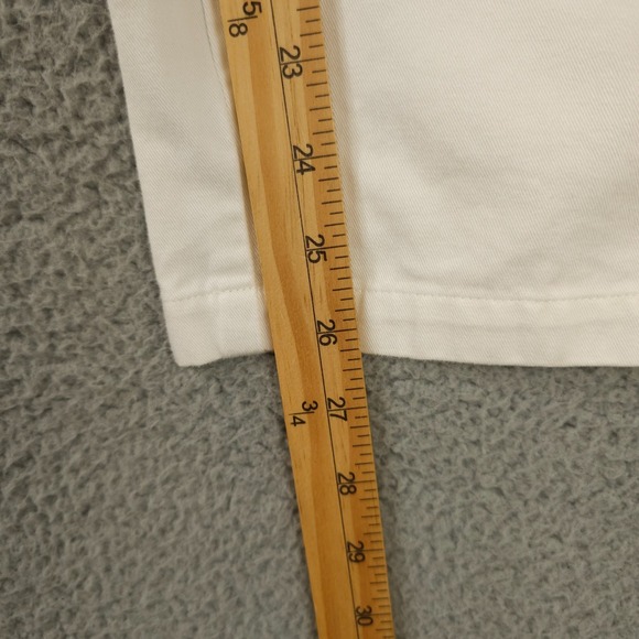 Vintage Lauren Ralph Lauren Pants Womens 12P White Pleated Front Straight Chinos - Picture 6 of 13